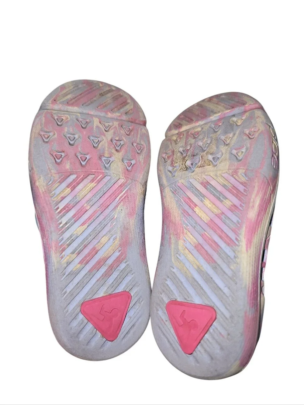 Plae Kids Pink Multi Mary Jane Clog